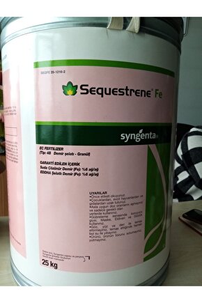 Sequestrene Şelatlı Demir 25 Kg