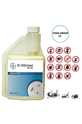 K-othrine Sc 500 ml Kokusuz, Karınca - Böcek- Sinek- Hamamböceği Ilacı (082027)