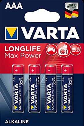 4703 Longlife Max Power Aaa Size 4lü Kalem Pil