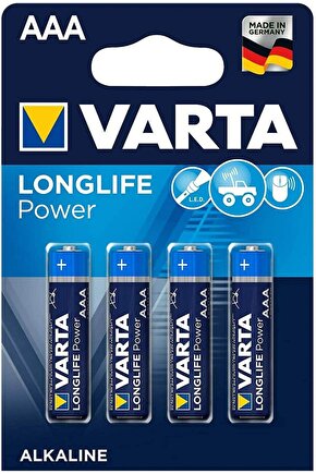 Aaa Longlife Power 4lü Alkaline Ince Pil - Mavi