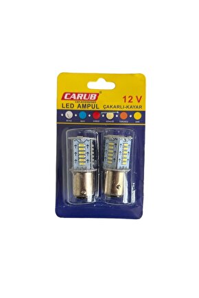 12v 1016 Ampul 30 Led Smd Çakar-kayar Beyaz Br0405574