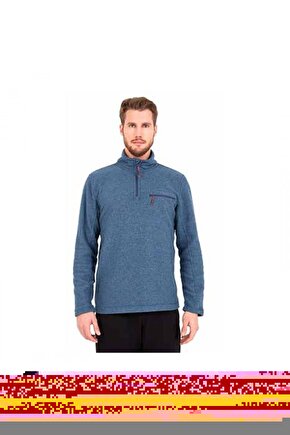 Yün Sweatshirt Mavi S