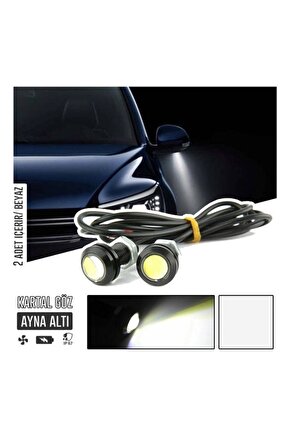 Ayna Altı LED Ayna Altı Cob Aydınlatma LED Eagle Eye Kartal Göz LED 2 Adet