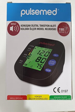PULSEMED BSX583 KONUŞAN DİJ.KOL ÖLÇ.TAN.ALT