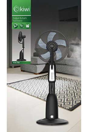 Kfan-7691 3 Hız Ayarlı Soğuk Buharlı Stand Vantilatör