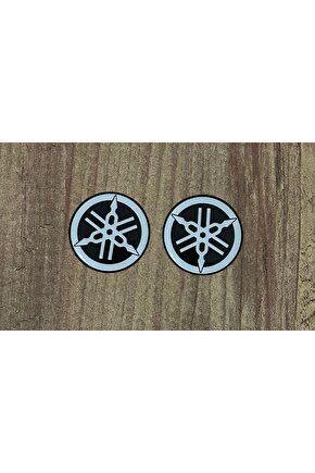 YAMAHA DAMLA LOGO 3.5x3.5 CM 2 ADET MOTORSİKLET KASK DAMLA STİCKER ÇIKARTMA