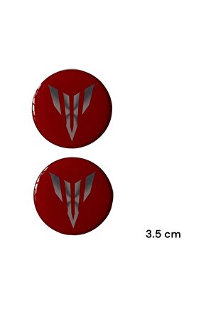 Yamaha Damla Logo 3.5x3.5 Cm 2 Adet