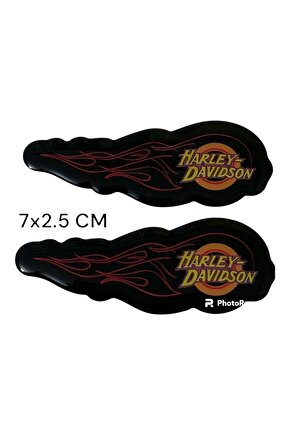Harley Sticker Alevli logo