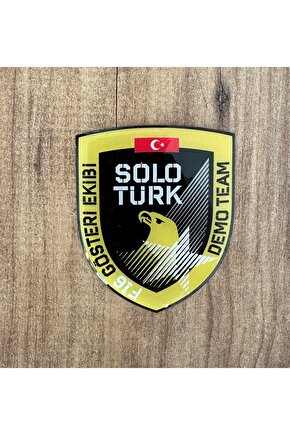 SOLO TÜRK GÖSTERİ EKİBİ DAMLA STİCKER 7x5.8 CM MOTORSİKLET KASK