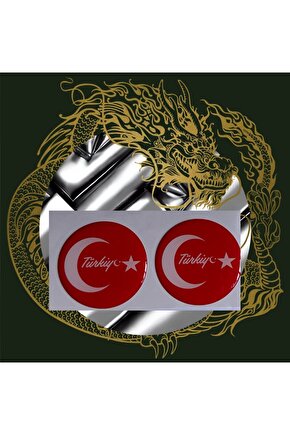 Türk 34 PHOENİX STİCKER TÜRKİYE DAMLA LOGO 5x5 CM 2 ADET