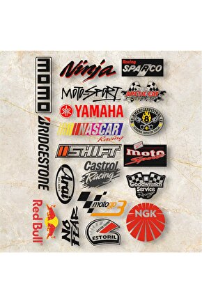 otosiklet sticker, yarış sticker, motor sticker seti, motoGP sticker, Yamaha sticker,