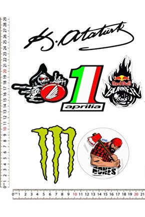 MONSTER MOTORSİKLET KASK LEPTOP ARAÇ TELEFON