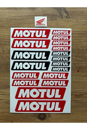 MOTUL MOTORSİKLET KASK STİCKER ÇIKARTMA SETİ