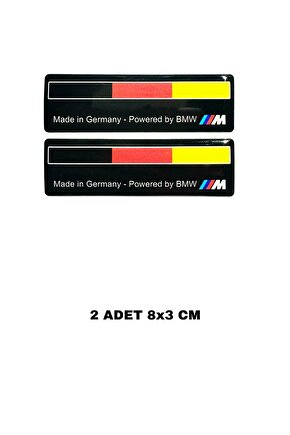 Bmw m Powered Damla Sticker 2 Adet