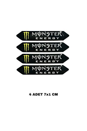 Monster56 PHOENİX STİCKER MONSTER ENERGY DAMLA LOGO Uyumlu