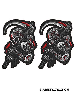 Kuru91 PHOENİX STİCKER KURU KAFA MOTORSİKLET KASK LEPTOP ARAÇ STİCKER