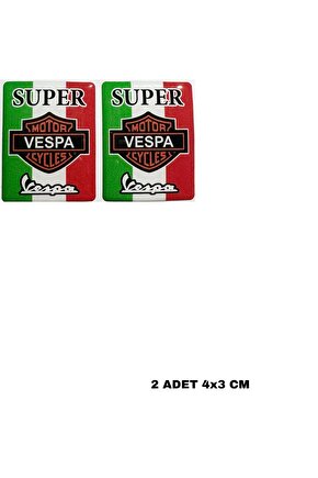 Vespa 22 PHOENİX STİCKER VESPA DAMLA LOGO
