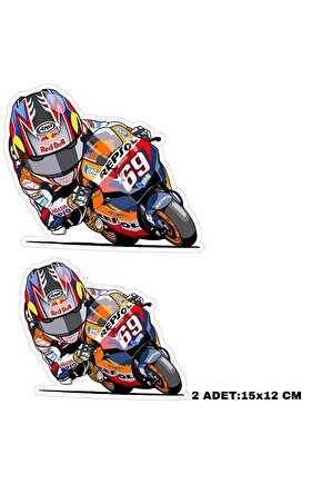 PHOENİX STİCKER MOTORSİKLET REPSOL 69 STİCKER ÇIKARTMA