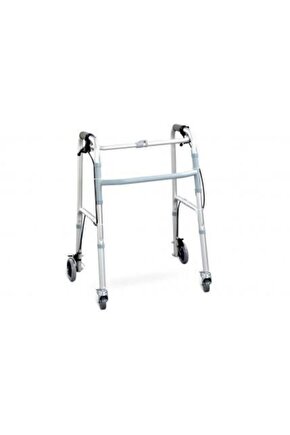 A-1022 Walker Dört Tekerlekli Frenli Katlanır Yürüteç