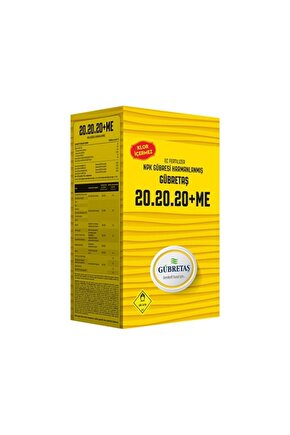 20.20.20 - Toz Gübre (1 KG) Ürün Hologramlı Paket