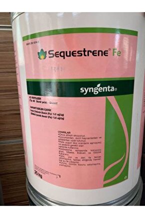 Sequestrene Fe Şelatlı Demir 25kg Demir