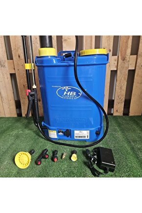 16 Litre Akülü Şarjlı Ve Kollu İlaçlama Dezenfektan Pompası