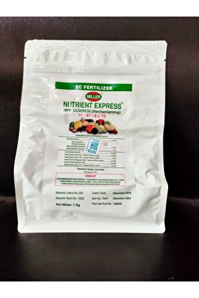 Nutrient Express Npk Gübresi 11.41.8 1 Kg