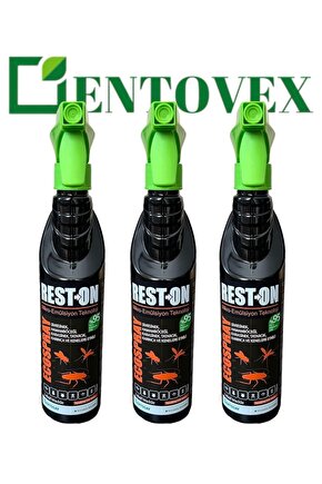 Rest-on 400 Ml Portakal Kokulu Sivrisinek,karasinek,tatarcık,kene,karınca,hamamböceği Ilacı 3 Adet