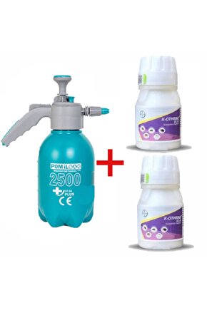 2 Adet K-othrine Sc50 50ml Hamam, Kalorifer Böceği Ilacı Ve 2,5lt Pomilsan Basınçlı Ilaçlama Pompası