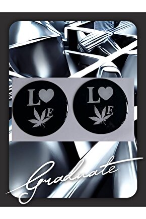 PHOENİX STİCKER LOVE DAMLA LOGO 5x5 CM 2 ADET