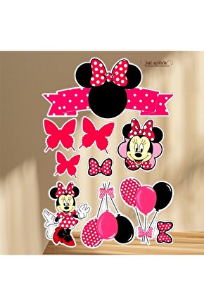 Sevimli Karakter Temalı Sticker Seti – Parti & Dekorasyon İçin