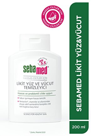Likit Yüz & Vücut Temizleyici 200 ml
