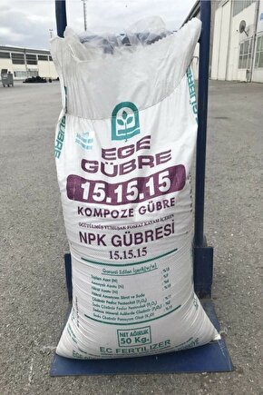 15.15.15 Npk Mega Tarım Kompoze Gübresi (3X15) - 3 Kg Tartılıp Başka Ambalajda Gönderilecektir