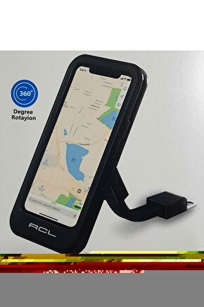 Motosiklet Bisiklet Telefon Tutucu Plastik Kopmle Kapalı Ayna Bağlantıllı