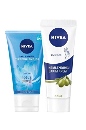 Yüz Temizleme Jeli 150 ml El Kremi 100ml