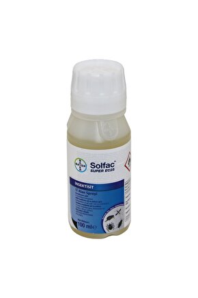 BAYER SUPER EC-25 SOLFAC İNTEKTİSİT S.SİNEK PİRE KENE H.BÖCEK İLAÇ SIVI 100ML (4694)