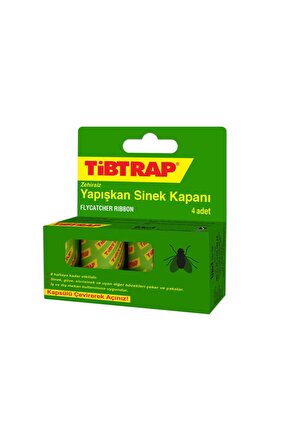 Tibtrap Yapışkan Sinek Kapanı 4 Lü - 1OL4404-3507