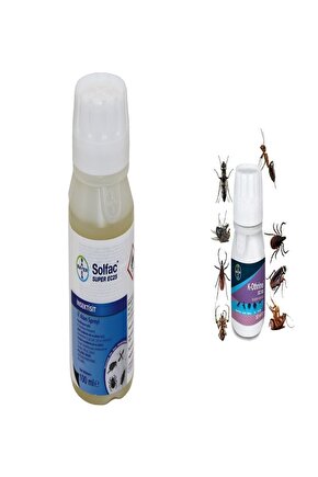 K-othrine Sc50 ml+ Solfac Süper Ec25 Sinek Sivrisinek Uçan Haşereler Pire Bit Kene İkili Set