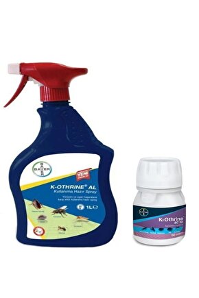K-othrine Sprey 1lt. K-othrine Sc 50ml Genel Haşere En Etkili Ikili Set Karınca Hamam Böceği Sinek