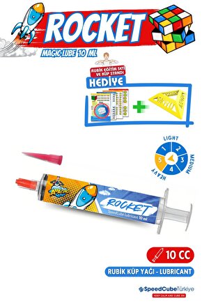 Weight 5 Rubik Küp Yağı - Rubik Küp Lube - Zeka Küpü Yağı Lube Lubricant Yağlayıcı 10 ML
