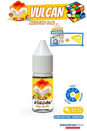 Vulcan No3 Profesyonel Rubik Küp Yağı Rubik Küp Lube Zeka Küpü Yağı Lube Lubricant Yağlayıcı 10 ml