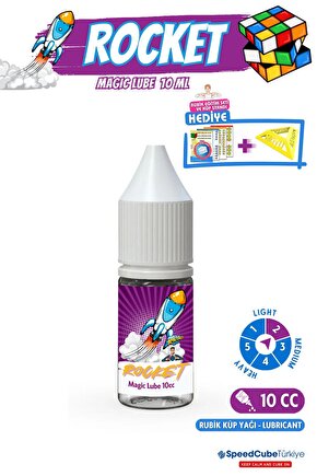 Rocket No2 Profesyonel Rubik Küp Yağı Rubik Küp Lube Zeka Küpü Yağı Lube Lubricant Yağlayıcı 10 ml