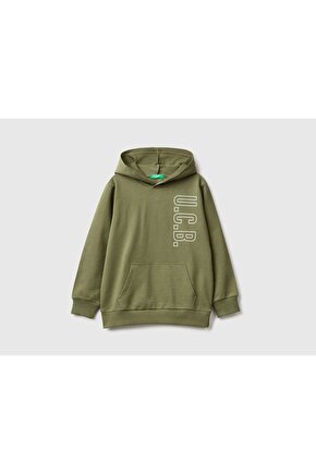 Benetton Su Baskılı Sweatshirt