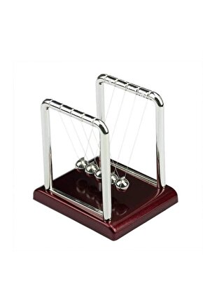 Orta Boy Newton Denge Topları Ev Ofis Masa Dekoru Hediye 13x13 cm