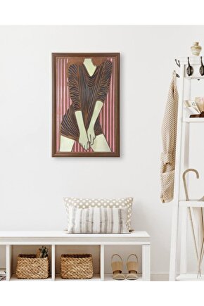 El Yapımı Ahşap Epoksi Uygulama Büyük Boy Modern Tablo