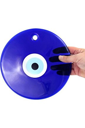 Büyük Boy 22 Cm Çap Delikli Nazar Boncuğu Nazarlık