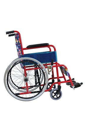 P970 Katlanabilir Engelli Çocuk Tekelekli Sandalyesi Arabası