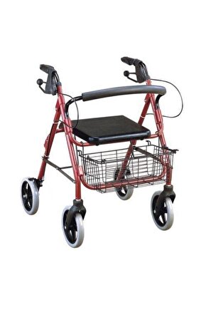 Hasta Yaşlı Yürüteci Lüx Yürüteç Tekerlekli Walker - W965 Tekerlekli Rollatör