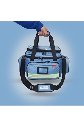 54 cm Travma Çantası - TK5404 - Mavi - CANACIL - MAHİR Serisi