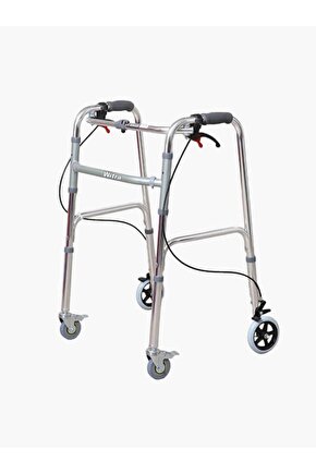 Walker 4 Tekerlekli Katlanır Yürüteç Frenli Walker Tekerlekli Katlanır